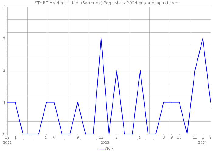 START Holding III Ltd. (Bermuda) Page visits 2024 