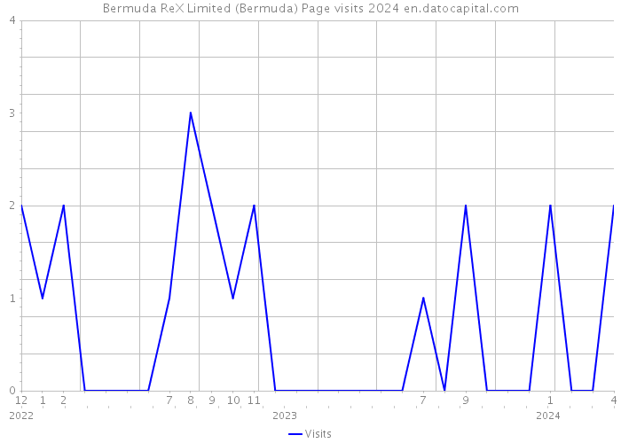 Bermuda ReX Limited (Bermuda) Page visits 2024 