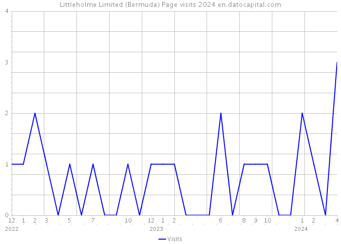 Littleholme Limited (Bermuda) Page visits 2024 