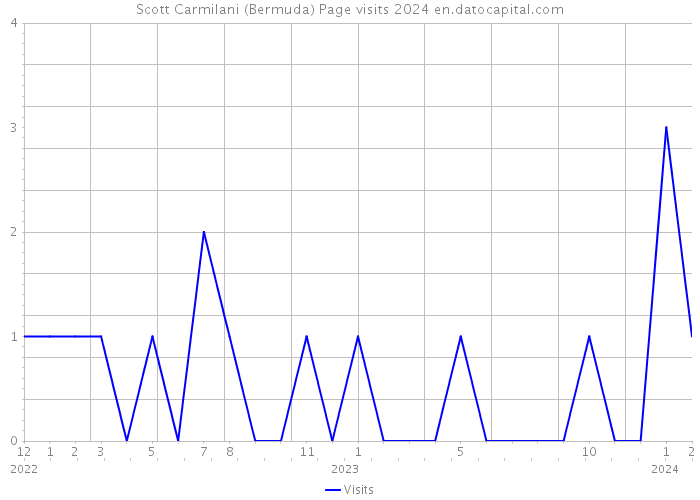 Scott Carmilani (Bermuda) Page visits 2024 