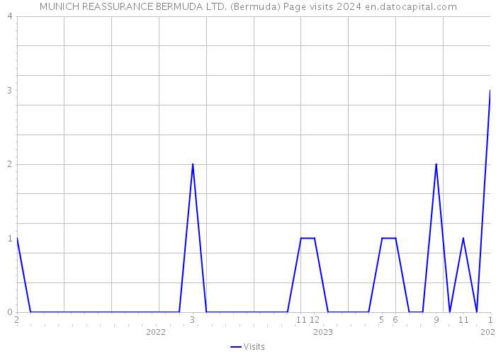 MUNICH REASSURANCE BERMUDA LTD. (Bermuda) Page visits 2024 