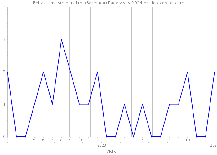 Bellvue Investments Ltd. (Bermuda) Page visits 2024 