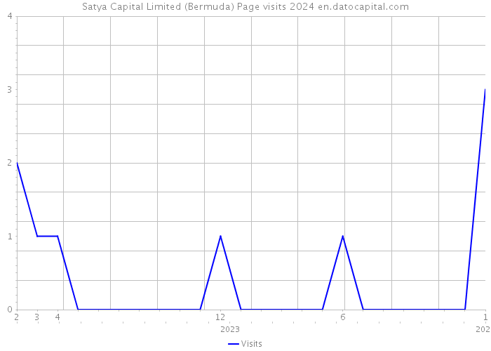 Satya Capital Limited (Bermuda) Page visits 2024 