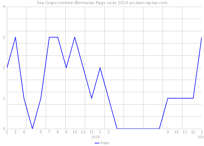 Sea Grape Limited (Bermuda) Page visits 2024 