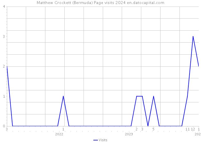 Matthew Crockett (Bermuda) Page visits 2024 