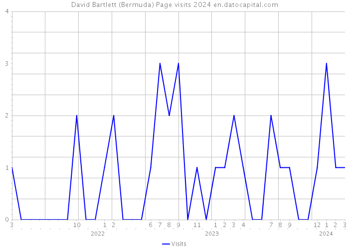 David Bartlett (Bermuda) Page visits 2024 