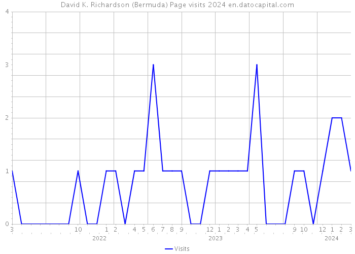 David K. Richardson (Bermuda) Page visits 2024 