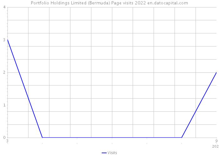 Portfolio Holdings Limited (Bermuda) Page visits 2022 