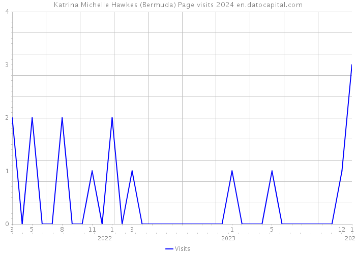 Katrina Michelle Hawkes (Bermuda) Page visits 2024 