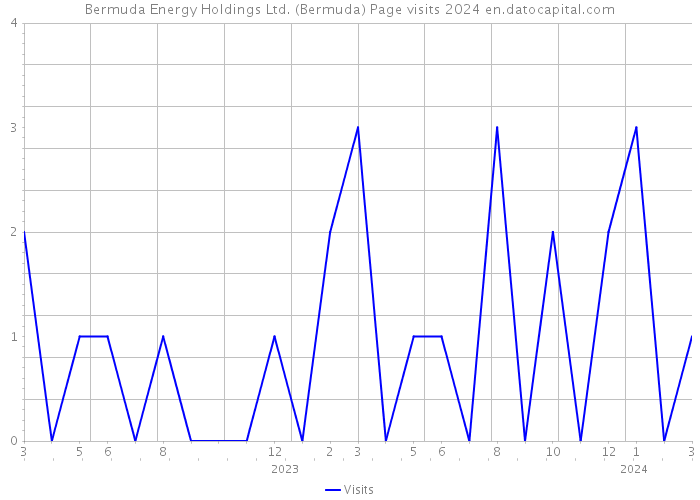 Bermuda Energy Holdings Ltd. (Bermuda) Page visits 2024 