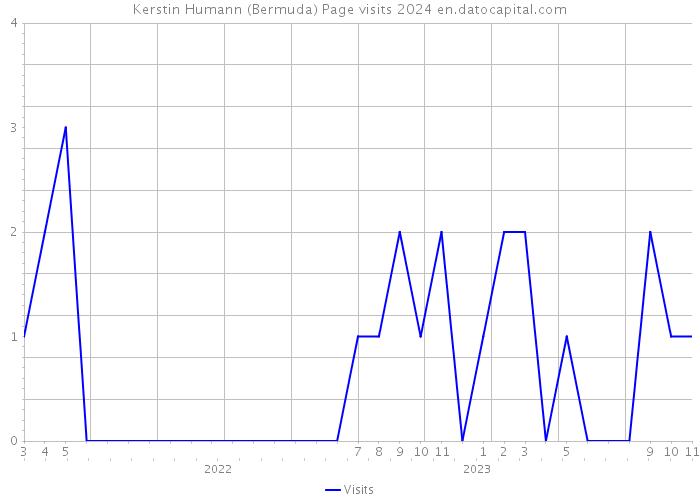 Kerstin Humann (Bermuda) Page visits 2024 