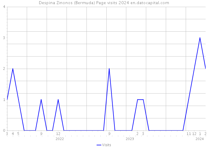 Despina Zinonos (Bermuda) Page visits 2024 