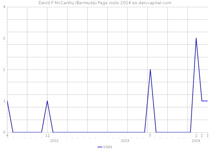 David F McCarthy (Bermuda) Page visits 2024 