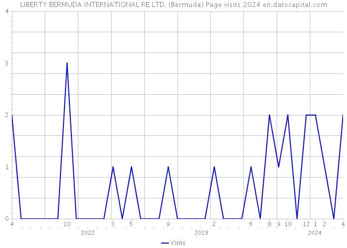 LIBERTY BERMUDA INTERNATIONAL RE LTD. (Bermuda) Page visits 2024 