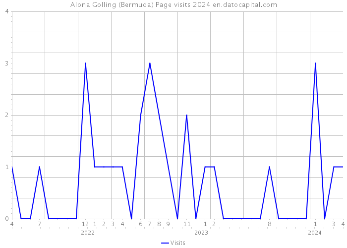 Alona Golling (Bermuda) Page visits 2024 