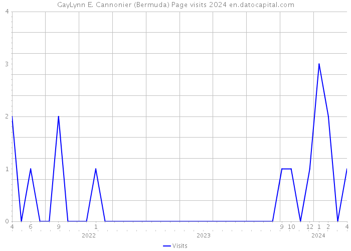 GayLynn E. Cannonier (Bermuda) Page visits 2024 