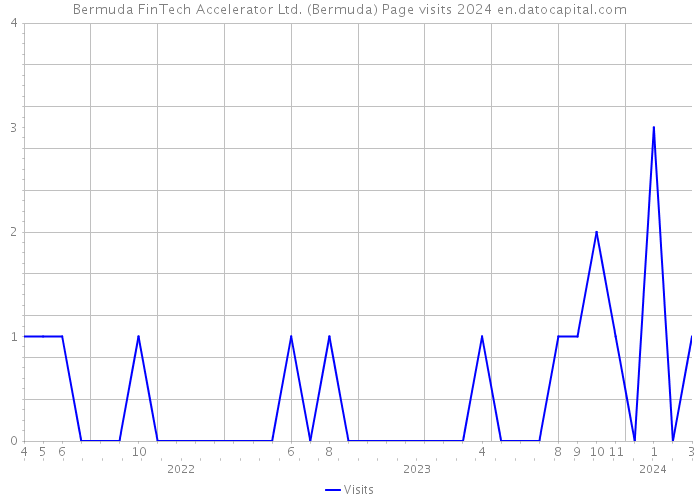 Bermuda FinTech Accelerator Ltd. (Bermuda) Page visits 2024 