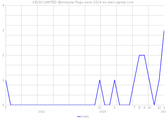 KELSO LIMITED (Bermuda) Page visits 2024 
