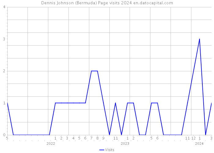 Dennis Johnson (Bermuda) Page visits 2024 