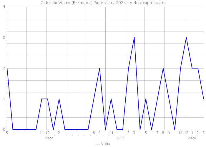 Gabriela Vilaro (Bermuda) Page visits 2024 