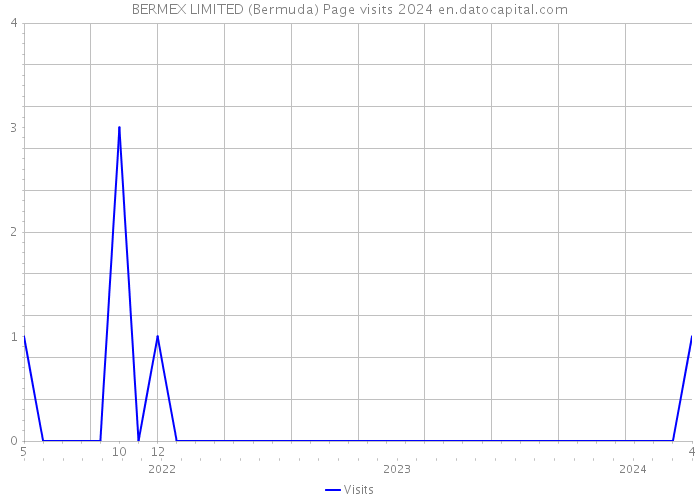 BERMEX LIMITED (Bermuda) Page visits 2024 