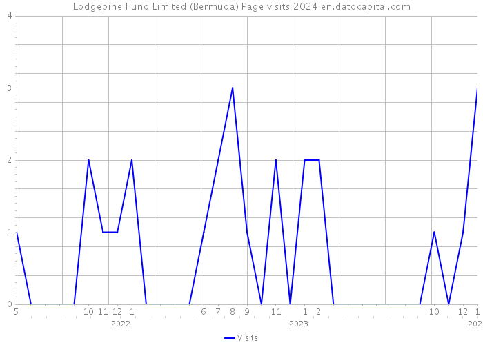 Lodgepine Fund Limited (Bermuda) Page visits 2024 