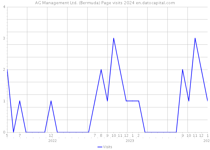 AG Management Ltd. (Bermuda) Page visits 2024 