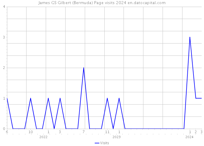 James GS Gilbert (Bermuda) Page visits 2024 