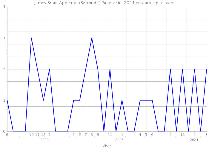 James Brian Appleton (Bermuda) Page visits 2024 