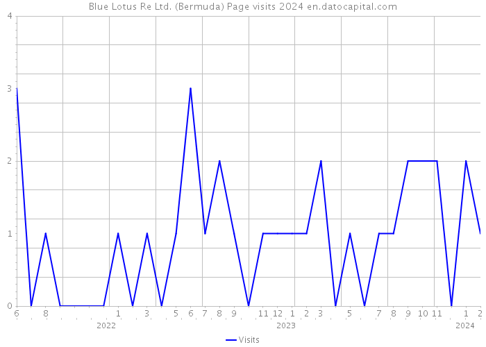 Blue Lotus Re Ltd. (Bermuda) Page visits 2024 