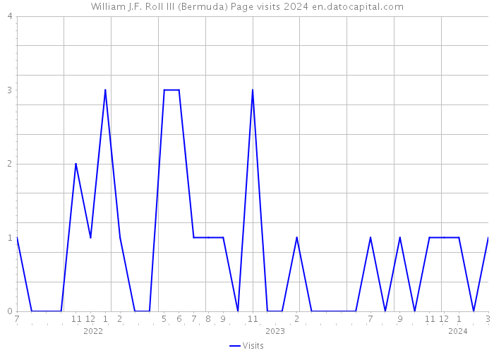 William J.F. Roll III (Bermuda) Page visits 2024 