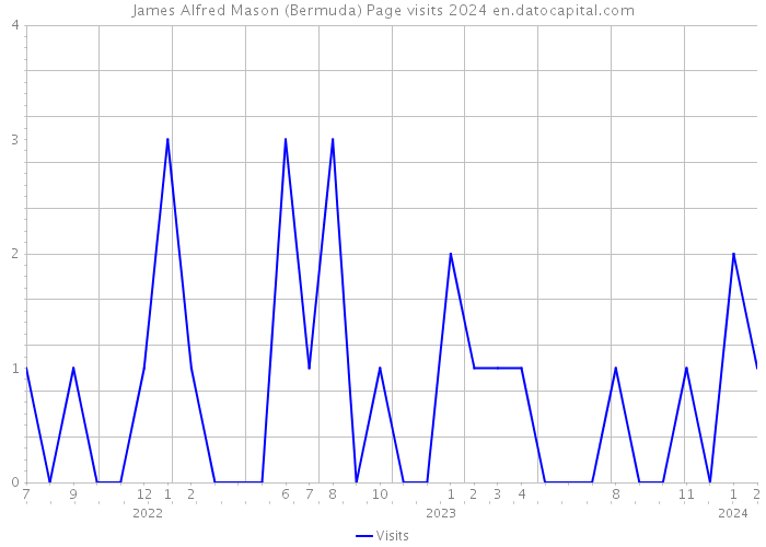 James Alfred Mason (Bermuda) Page visits 2024 