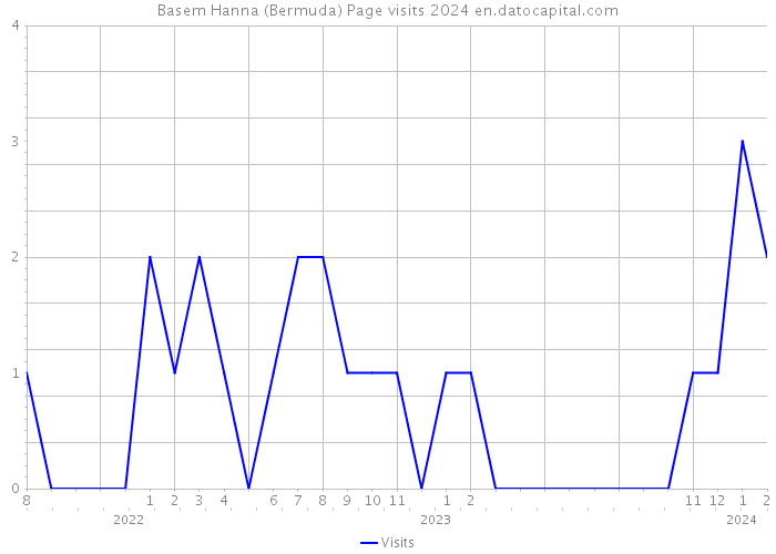 Basem Hanna (Bermuda) Page visits 2024 