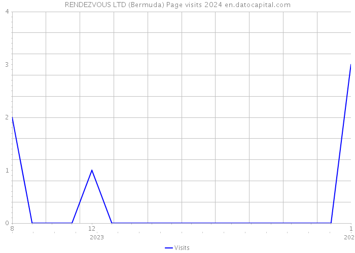 RENDEZVOUS LTD (Bermuda) Page visits 2024 