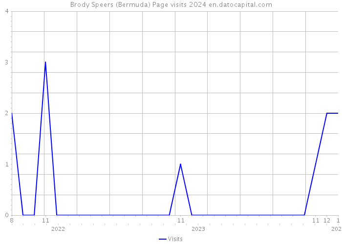 Brody Speers (Bermuda) Page visits 2024 