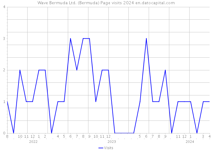 Wave Bermuda Ltd. (Bermuda) Page visits 2024 