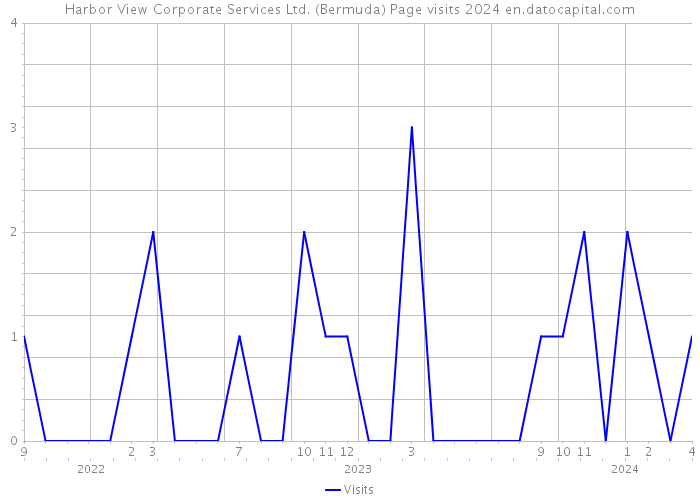 Harbor View Corporate Services Ltd. (Bermuda) Page visits 2024 