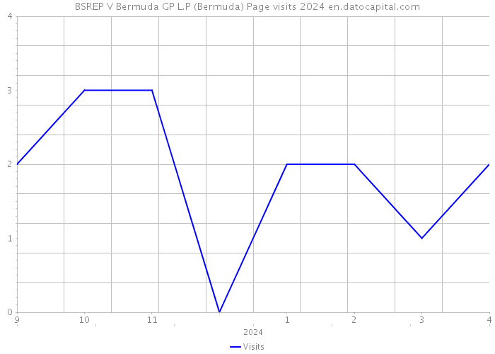 BSREP V Bermuda GP L.P (Bermuda) Page visits 2024 