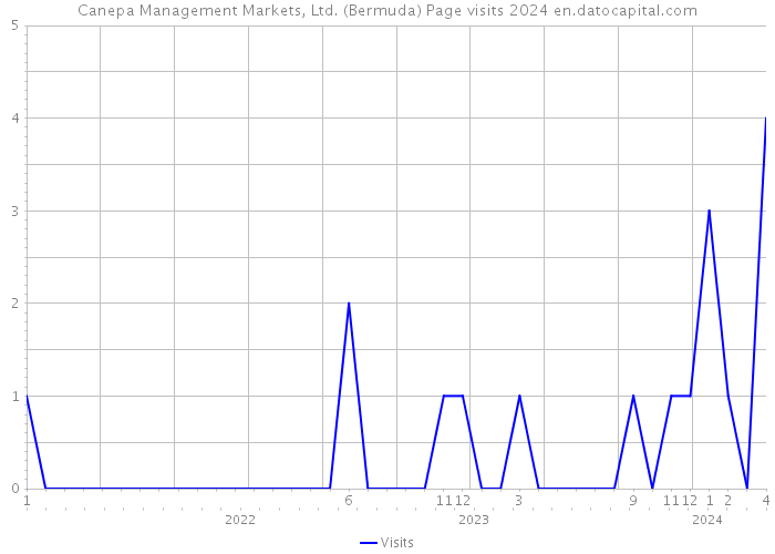 Canepa Management Markets, Ltd. (Bermuda) Page visits 2024 