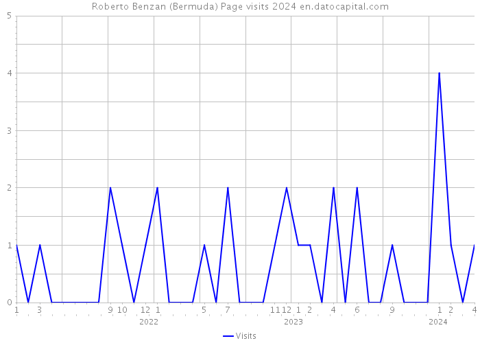 Roberto Benzan (Bermuda) Page visits 2024 