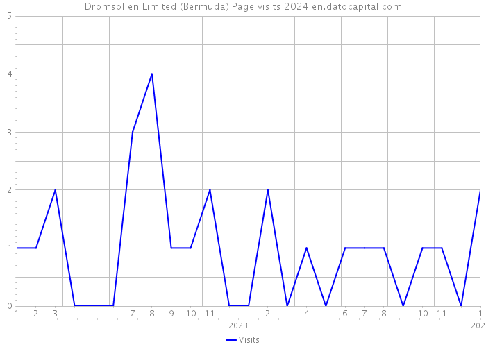 Dromsollen Limited (Bermuda) Page visits 2024 
