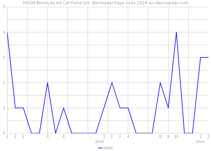 HSCM Bermuda Alt Cat Fund Ltd. (Bermuda) Page visits 2024 