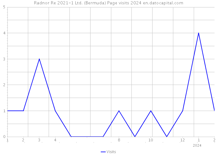 Radnor Re 2021-1 Ltd. (Bermuda) Page visits 2024 