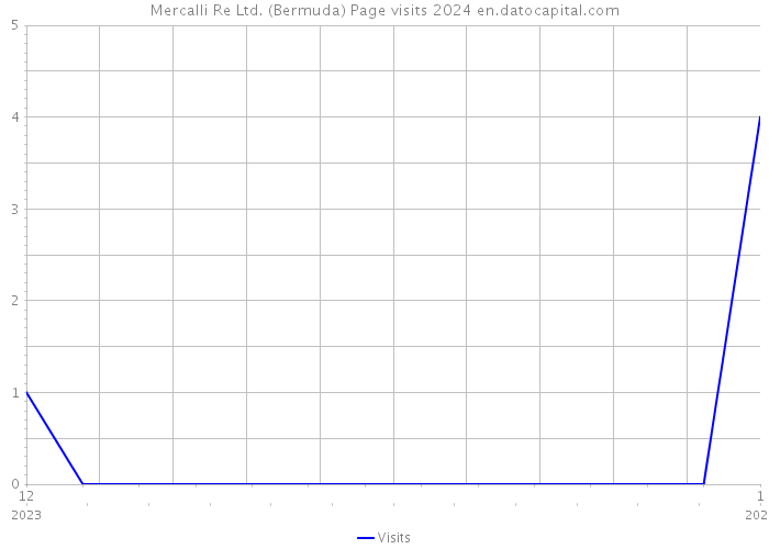 Mercalli Re Ltd. (Bermuda) Page visits 2024 