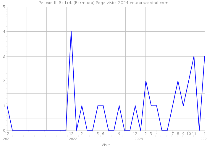 Pelican III Re Ltd. (Bermuda) Page visits 2024 