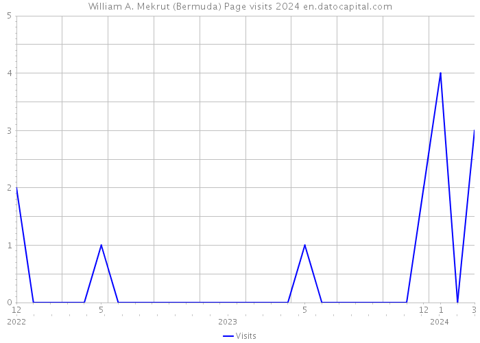 William A. Mekrut (Bermuda) Page visits 2024 