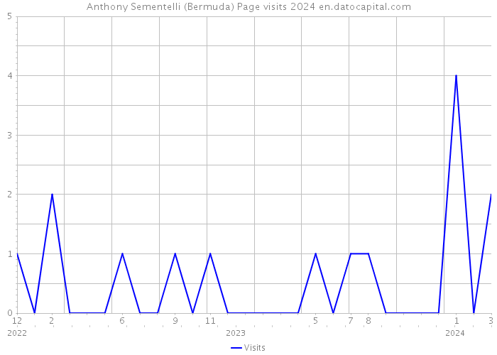 Anthony Sementelli (Bermuda) Page visits 2024 