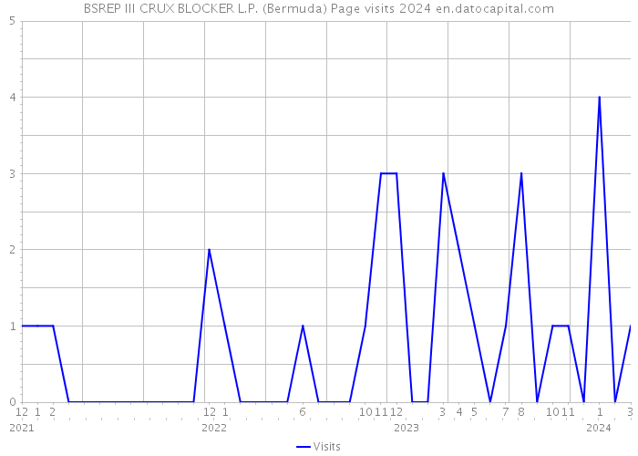 BSREP III CRUX BLOCKER L.P. (Bermuda) Page visits 2024 