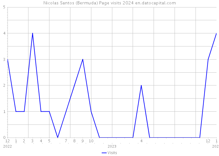 Nicolas Santos (Bermuda) Page visits 2024 