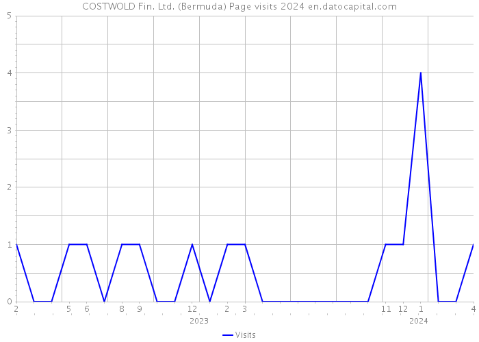 COSTWOLD Fin. Ltd. (Bermuda) Page visits 2024 